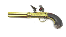 Load image into Gallery viewer, Flintlock Four Barrel Volley Pistol by Wilson, London. Ref 9331
