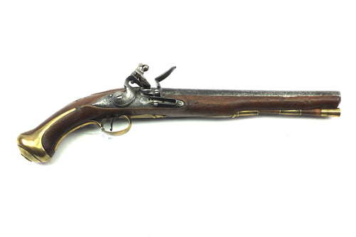 Land Service Flintlock Heavy Dragoon Pistol, Pattern 1756/81. SN 9098