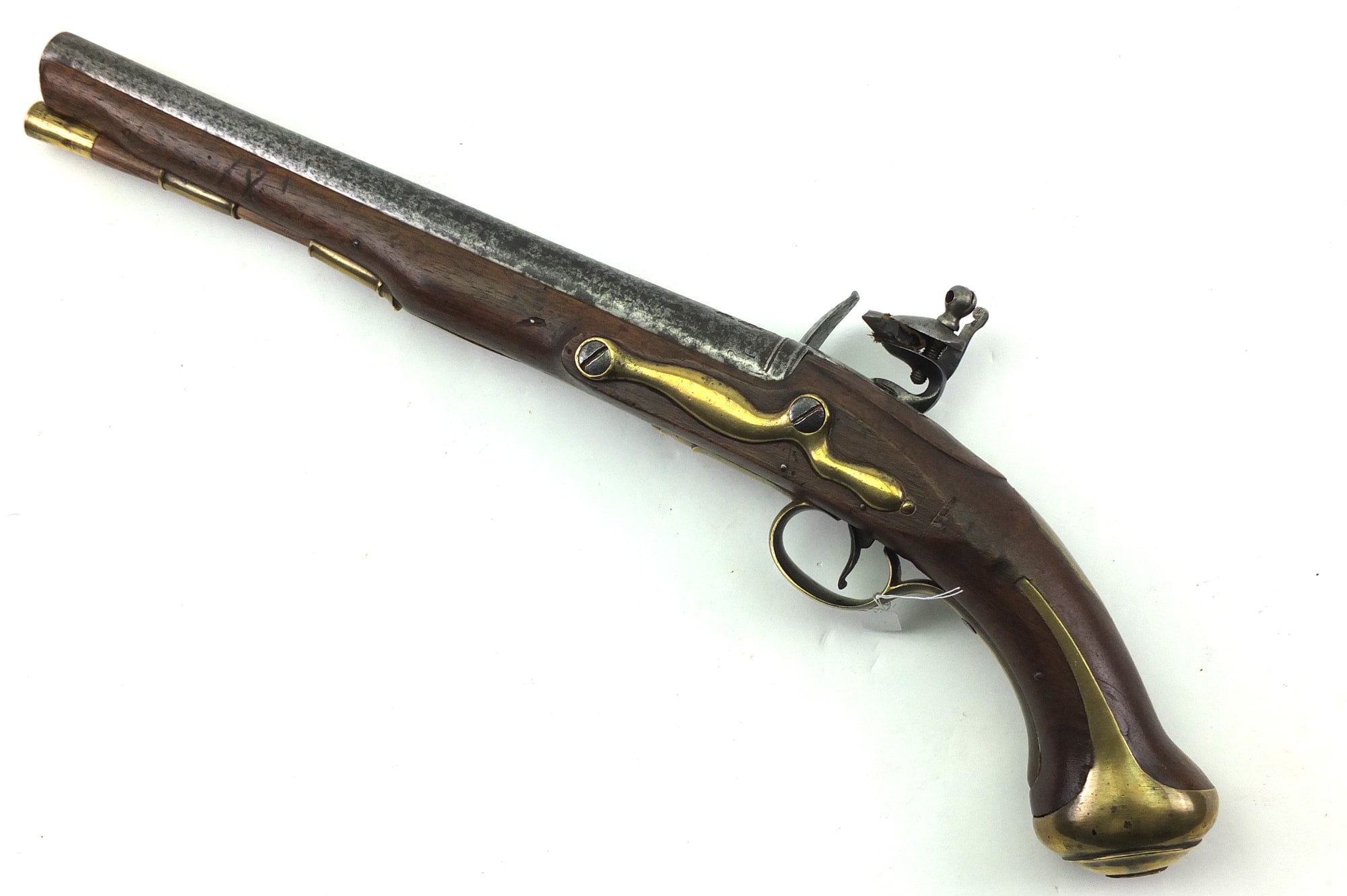 Land Service Flintlock Heavy Dragoon Pistol, Pattern 1756/81. SN 9098 ...