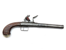 Load image into Gallery viewer, Cannon Barrel Flintlock Holster Pistol by Parr, Octagonal Action. Ref X3307
