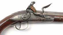 Load image into Gallery viewer, Silver Mounted Flintlock Holster Pistol by Joseph Griffin. Ref 9325

