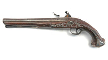 Load image into Gallery viewer, Silver Mounted Flintlock Holster Pistol by Joseph Griffin. Ref 9325
