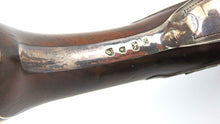 Load image into Gallery viewer, Silver Mounted Flintlock Holster Pistol by Joseph Griffin. Ref 9325
