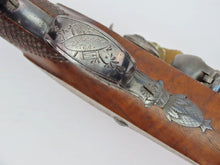 Load image into Gallery viewer, Flintlock Overcoat Pistols by Mortimer Son, Cased Pair. Ref X3311
