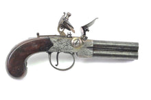 Load image into Gallery viewer, Flintlock Tap Action Volley Pistol by Twigg, Four Barrel, very rare. SN 9073
