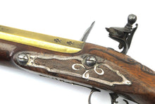 Load image into Gallery viewer, Pair of Flintlock Silver Mounted Pistols by Hadley. (Ref 9169)
