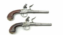 Load image into Gallery viewer, Silver Mounted Flintlock Pocket Pistols by Heylin. Ref 9350
