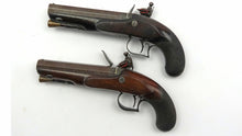 Load image into Gallery viewer, Flintlock Rifled Officers Pistols by Fenton, Fine. Ref 9251
