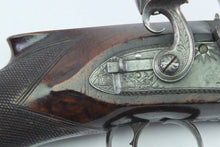 Load image into Gallery viewer, Rifled Flintlock Artillery Officers Pistols by Thomas Styan of Manchester, very fine pair. SN X3025
