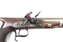 Load image into Gallery viewer, Flintlock Saw Handle Duelling Pistol by R. Hollis. Ref 9177
