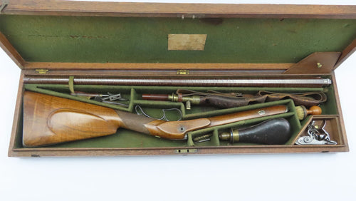 Flintlock Sporting Gun by Richard Fenton, Fine. Ref 9249