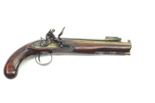 Load image into Gallery viewer, Naval Officers Flintlock Pistol with spring bayonet. SN X3009
