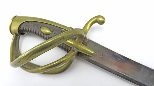French Napoleonic AN XI Light Cavalry Troopers Sword. Ref X3416