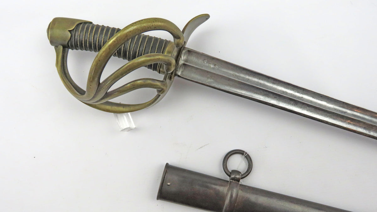 French Napoleonic AN XI Heavy Cavalry Cuirassiers Troopers Sword. Ref ...