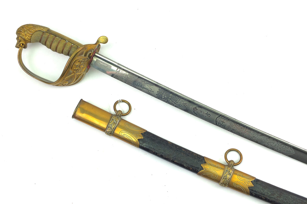 1827 Pattern Greek Naval Flag Officers Sword, rare. SN X3113