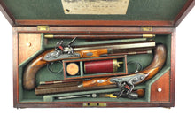 Load image into Gallery viewer, Cased Pair of Joseph Manton Flintlock Duelling Pistols, Very Fine. Ref 9163
