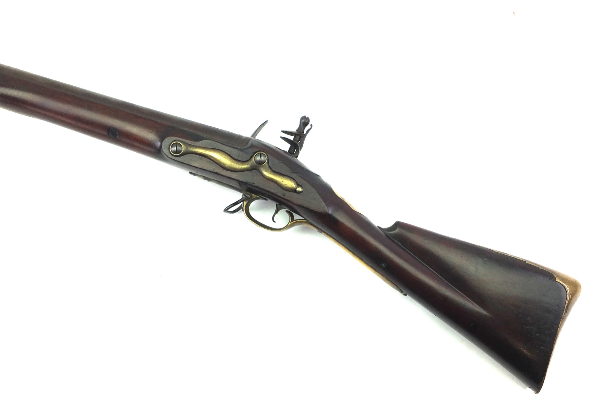 Long Land Pattern 1742 Flintlock Service Musket, Very Rare. SN 9120 ...