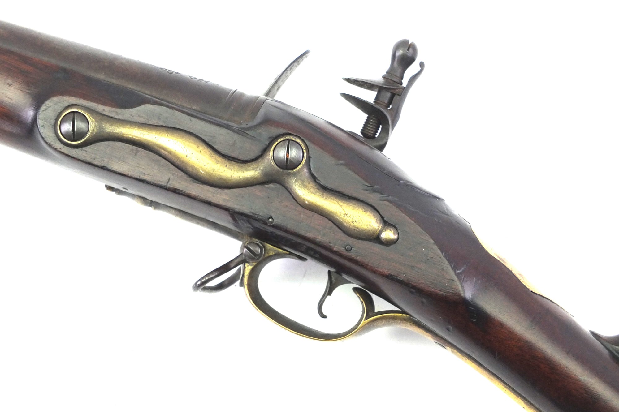 Long Land Pattern 1742 Flintlock Service Musket, Very Rare. SN 9120 ...