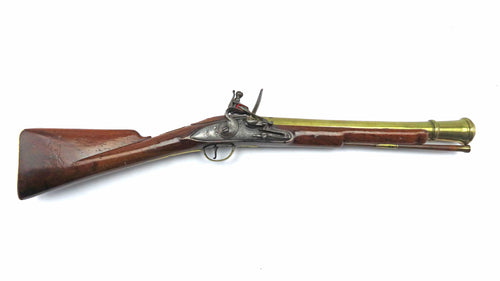 Naval Brass Barrelled Flintlock Blunderbuss by Farmer. Ref 9238