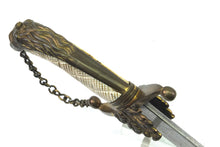 Load image into Gallery viewer, Naval Officer’s Dirk by Prosser. SN X3055
