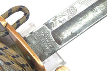 Load image into Gallery viewer, Royal Naval Sword 1827 Pattern. SN 9124
