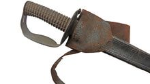 Load image into Gallery viewer, Naval Cutlass Scabbard &amp; Cross Belt 1804 Pattern. Ref 9358
