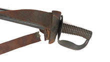 Load image into Gallery viewer, Naval Cutlass Scabbard &amp; Cross Belt 1804 Pattern. Ref 9358
