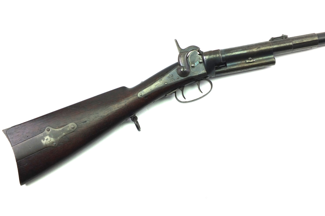 Breech Loading Percussion Carbine, Rare British Greene Patent. SN X3034