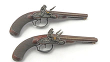 Load image into Gallery viewer, Double Barrelled Percussion Carriage Pistols by Wilkes, Very Fine Cased Pair. Ref X3309
