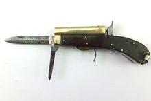 Load image into Gallery viewer, Percussion Knife Pistol by Unwin &amp; Rogers, Rare. Ref 9179
