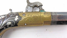 Load image into Gallery viewer, Percussion Silver Wire Inlaid Pocket Pistols by Ross of Edinburgh. Ref 9333
