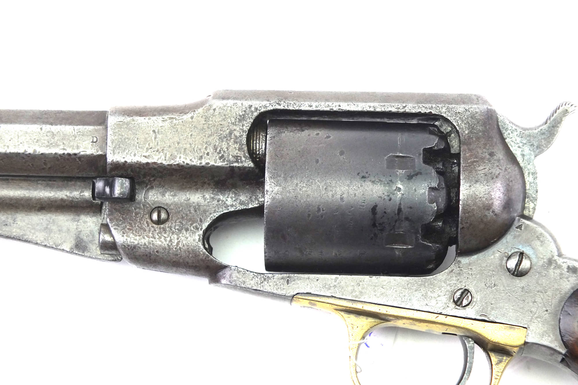 Percussion .44 Calibre Remington New Model Army Revolver. SN X3074