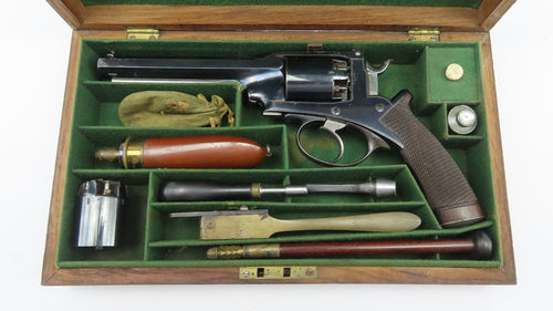  Deane Harding Second Model Percussion Revolver, rare. Ref 9244
