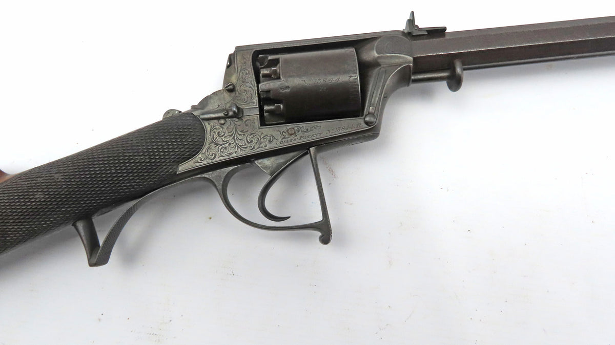 Robert Adams Rifle Rare Adams Patent 1851 Percussion Revolving Rifle. Ref 9212 – West ...