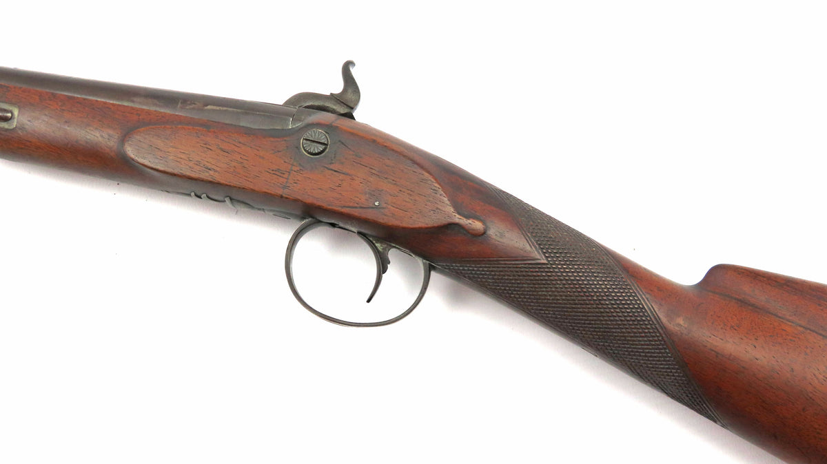 Single Barrelled Percussion 32 Bore Sporting Gun by Lacy. Ref X3331 ...