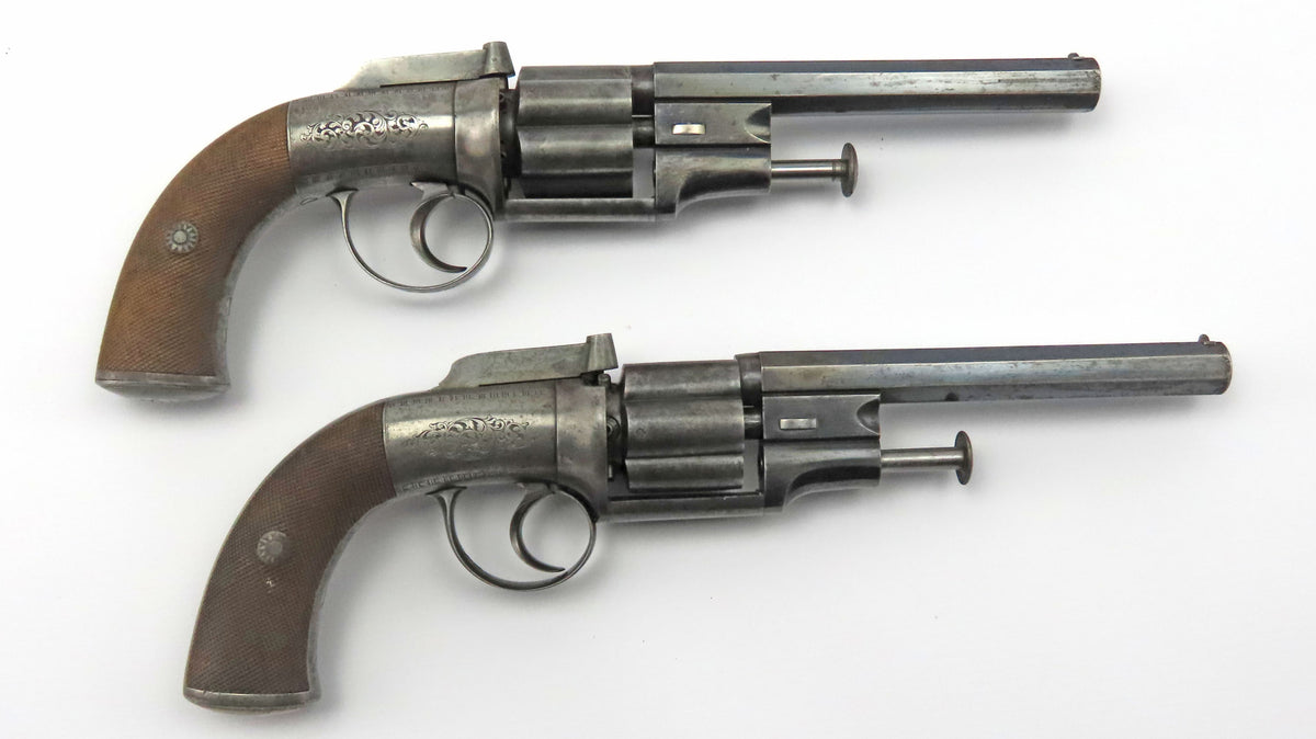 Percussion Transitional 54 Bore Revolvers, Nr Mint. Ref X3580 – West ...