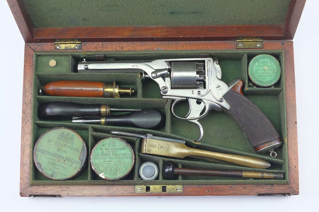 Percussion Tranter Revolver, Cased. SN X3222