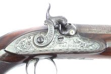 Load image into Gallery viewer, Percussion Travelling Pistols by W &amp; J Rigby, Fine Cased Pair. SN 9146
