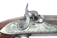 Load image into Gallery viewer, Percussion Travelling Pistols by W &amp; J Rigby, Fine Cased Pair. SN 9146
