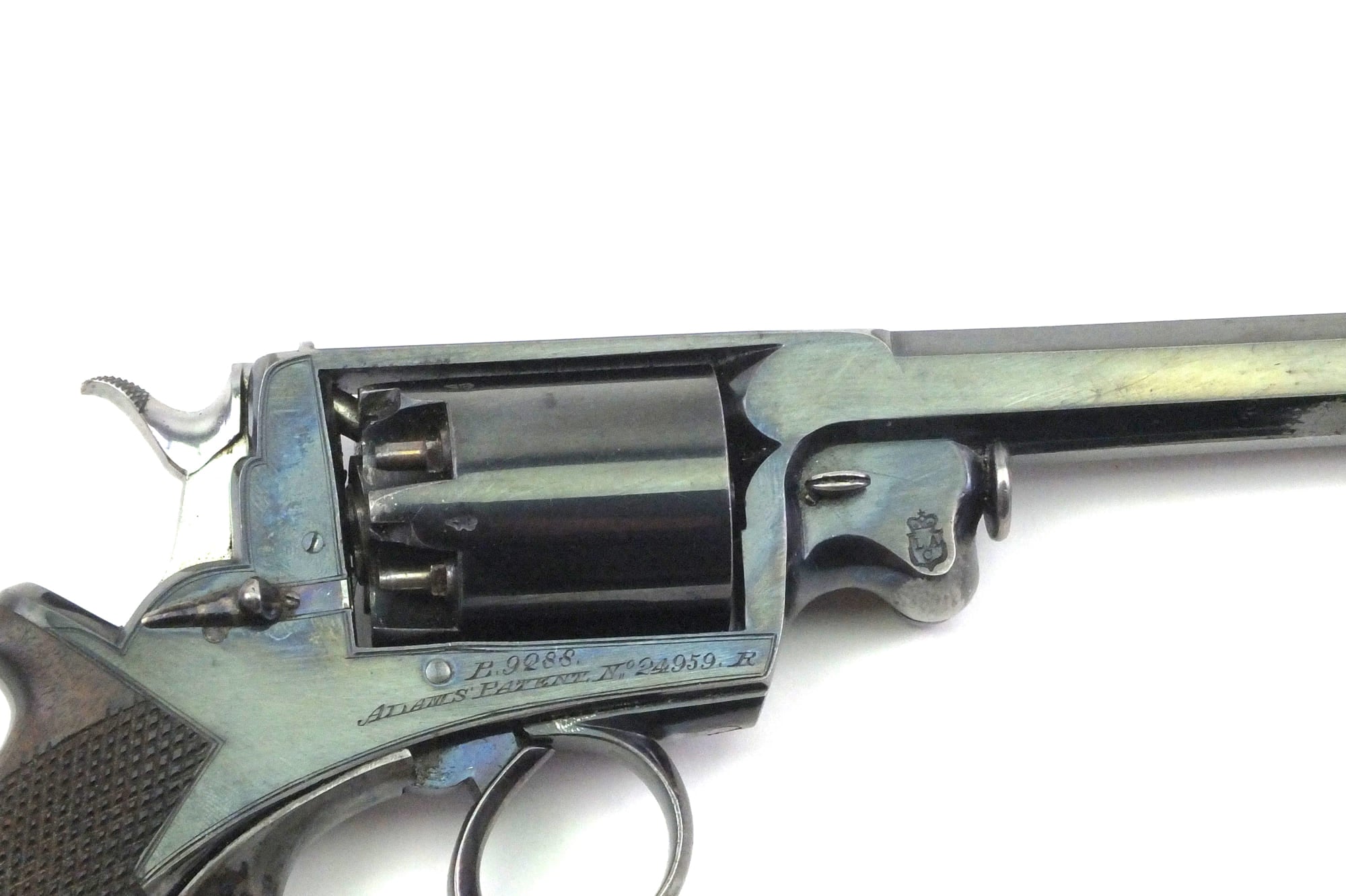 Beaumont Adams Percussion Revolver 54 Bore very fine cased. SN