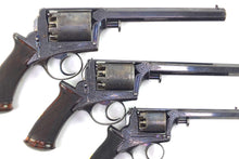 Load image into Gallery viewer, 38 Bore, 54 Bore &amp; 120 Bore Adams Patent 1851 Model Self-Cocking Five Shot Revolvers. SN X2021
