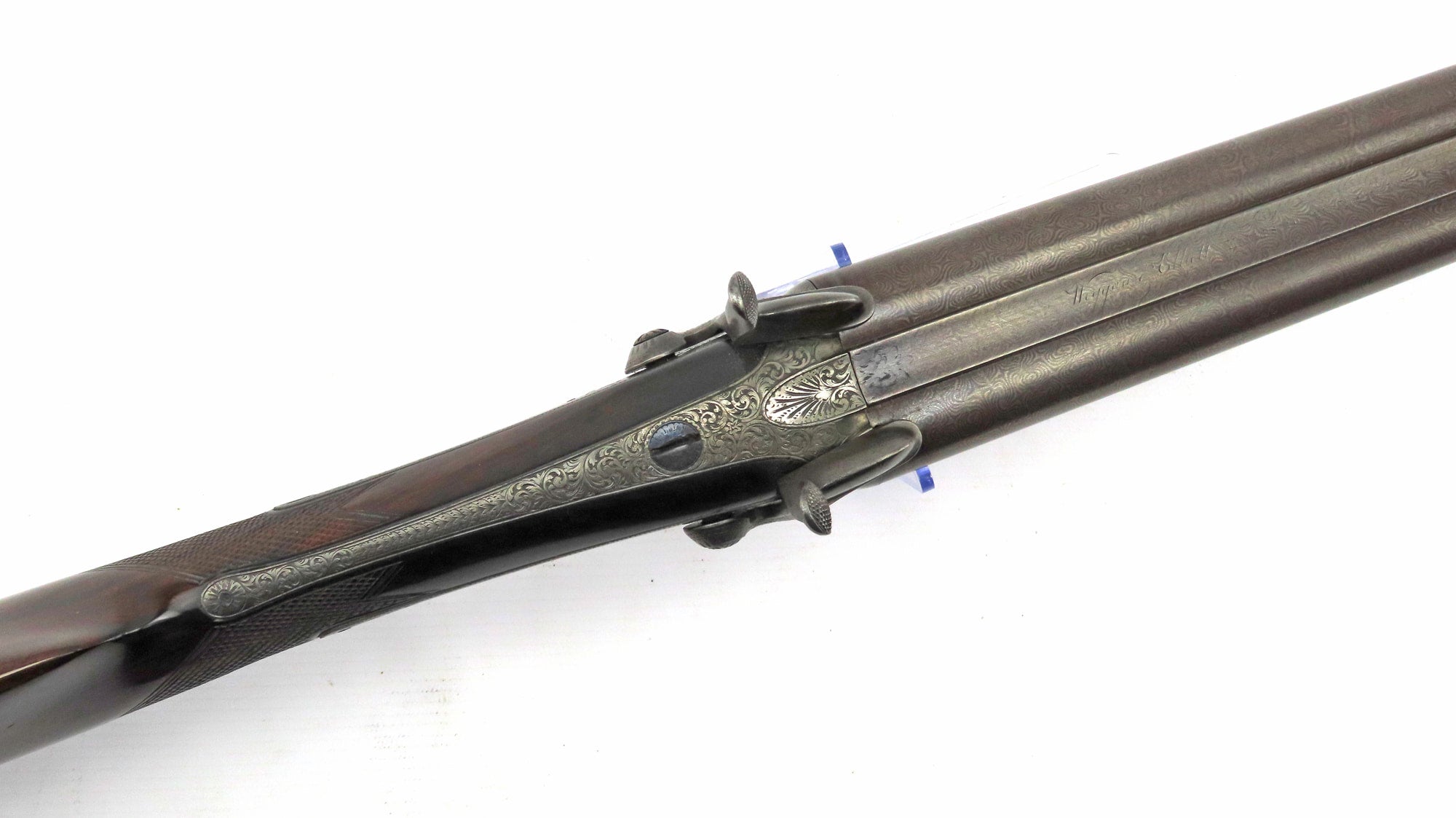 Barrel Riding Gun Pinfire Double Barrel Sporting Gun by Wiggan & Elliott. Ref 9257 – West ...
