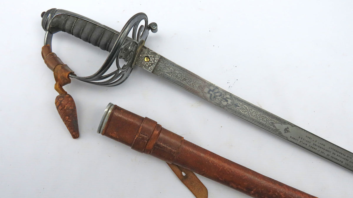 Real Rifle Sword Presentation 1854 Pattern Rifles Sword. Ref 9271 – West Street Antiques