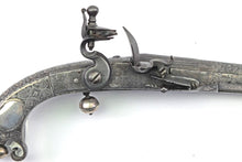 Load image into Gallery viewer, Scottish Steel Silver Scroll Butt Belt Flintlock Pistol by Alex Campbell of Doune. Ref X3268
