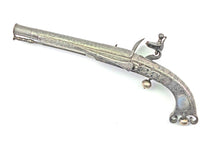 Load image into Gallery viewer, Scottish Steel Silver Scroll Butt Belt Flintlock Pistol by Alex Campbell of Doune. Ref X3268
