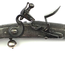 Load image into Gallery viewer, Scottish Steel &amp; Silver Scroll Butt Flintlock Pistol by Alex Campbell of Doune
