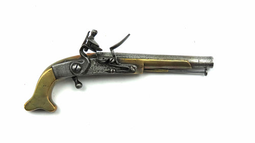 Scottish All Metal Military Flintlock Pistol by Murdoch. Ref X3276