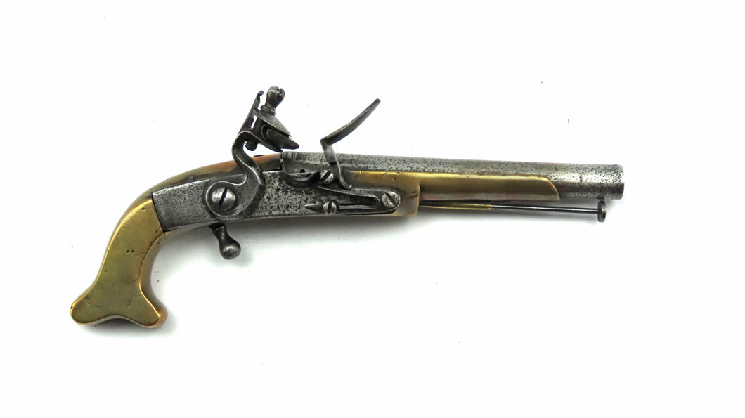 Scottish All Metal Military Flintlock Pistol by Murdoch. Ref X3276
