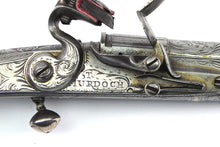 Load image into Gallery viewer, Scottish Scroll Butt Belt Flintlock Pistol by Thomas Murdoch, Fine. (Ref X3278)
