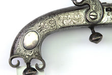 Load image into Gallery viewer, Scottish Steel &amp; Silver Scroll Butt Belt Flintlock Pistol by Thomas Murdoch of Doune. SN X3279
